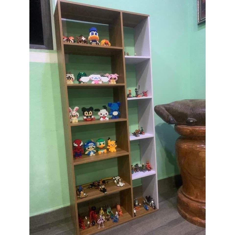 KỆ SÁCH GỖ ĐỂ SÀN NHIỀU NGĂN CHỐNG ẨM MẪU MỚI 